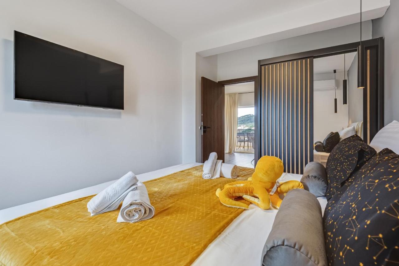 Teona Luxury Apartment With 2 Rooms And Terrace Sea View Сали Экстерьер фото